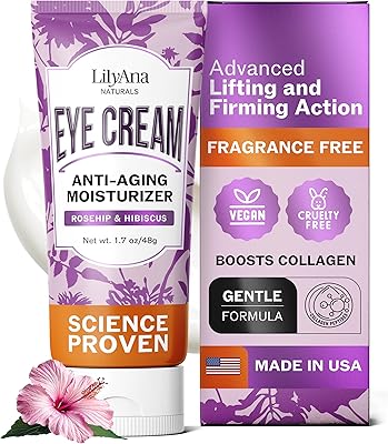 LilyAna Naturals Eye Cream for Dark Circles & Puffiness 1.7oz