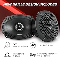 DS18 PRO-ZT69 6x9-Inch Midrange Speaker with Built-In Bullet Tweeter — image 2