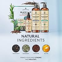 PureNaturis Organic Rosemary Black Rice Water Shampoo & Conditioner Set — image 2