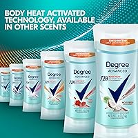 Degree Advanced Antiperspirant Deodorant Move Fresh Coconut 4 Count 72-Hour Protection — image 6