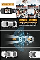 Yansoo X88 Dual Dash Cam Front and Inside 1080P — image 3