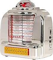 Crosley CR1120A-SI Diner Mini Jukebox Bluetooth Tabletop FM Radio — image 1