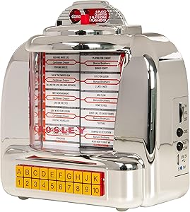 Crosley CR1120A-SI Diner Mini Jukebox Bluetooth Tabletop FM Radio Review