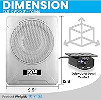 Pyle PLMRSBA8 8-Inch Amplified Low-Profile Subwoofer — image 3