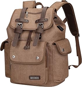 WITZMAN A8004 Canvas Backpack for Men Review
