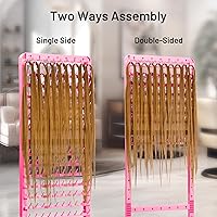 Yumkfoi Adjustable Braiding Rack with 160 Pegs — image 2