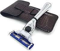 Parker Travel Razor with Buffalo Leather Case — image 3