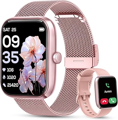 KALINCO Smart Watch Women 44mm with Alexa