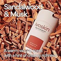 IVOSKIN Aluminum-Free Natural Deodorant Sandalwood & Musk 1.76oz — image 6