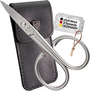 3 Swords Germany Solingen Stainless Steel Curved Nail Scissors Review