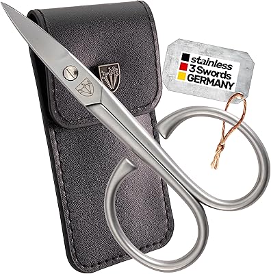 3 Swords Germany Solingen Stainless Steel Curved Nail Scissors