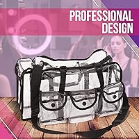 Casemetic Clear Tote Travel Bag with 6 External Pockets — image 3