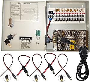 Evertech 16 Channel 12V DC CCTV Power Supply Box
