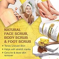PureBellissimo Sugar Body Scrub Brightening Turmeric Exfoliant — image 2