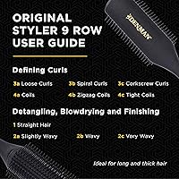 Denman Curly Hair Brush D4 9-Row Styling Brush — image 5