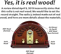 ClearClick Classic Vintage Retro Style AM/FM Radio VR44 — image 5