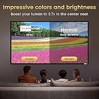 SilverMagic ALR Projector Screen 160-inch 2.35:1 Gray — image 3