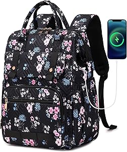 Hidds Laptop Backpack Purse for Women 15.6 Inch Review