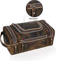 VC Vintage Couture Leather Toiletry Bag for Men — image 8