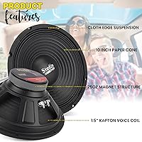 Pyramid WH10 10-Inch Car Subwoofer Speaker — image 2