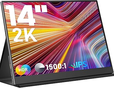KEEPTIME 14-inch 2K Portable Monitor