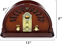 ClearClick Classic Vintage Retro Style AM/FM Radio VR44 — image 4