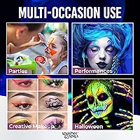 Splashes & Spills Water Activated UV Black Light Face and Body Paint - 6 Color Pack — image 6