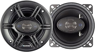 Blaupunkt GTX 401 4-Inch 240W 4-Way Coaxial Car Audio Speaker
