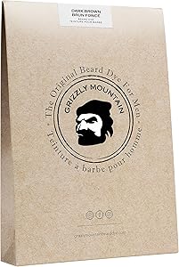 Grizzly Mountain Beard Dye - Organic & Natural Dark Brown