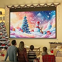 YODOLLA 72″ Motorized Projector Screen 16:9 — image 2