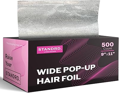 Stock Your Home Aluminum Foil Sheets for Hair Highlighting, 500 Count
