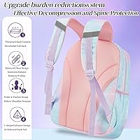 School Backpack for Girls Rainbow Backpack with Pencil Case — image 5