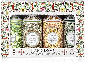 Mosaic Liquid Hand Soap Gift Set, 4 x 24.6 fl oz