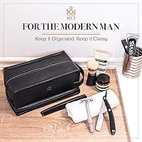 Make Life Exclusive Men's Leather Toiletry Bag — image 2