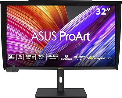 ASUS ProArt Display 32” 4K HDR Mini-LED Professional Monitor (PA32UCXR)