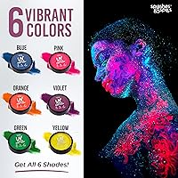 Splashes & Spills Water Activated UV Black Light Face and Body Paint - 6 Color Pack — image 3