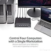 StarTech 4 Port HDMI KVM Switch SV431HDU3A2 — image 2