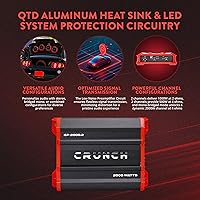 Crunch Ground Pounder GP-2000.2 2000 Watt 2 Channel Amplifier — image 3