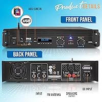 Pyle PTA1000BT 2-Channel Bluetooth Power Amplifier — image 2
