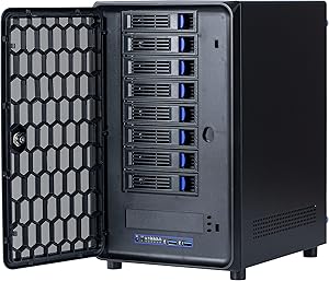 KCMconmey NAS-812 8+2 Bay DIY NAS Case