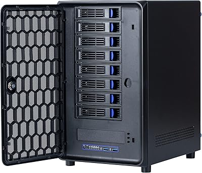 KCMconmey NAS-812 8+2 Bay DIY NAS Case