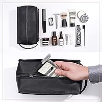 Make Life Exclusive Men's Leather Toiletry Bag — image 4