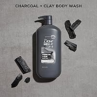 Dove Men+Care Charcoal + Clay Body & Face Wash 30 oz (3-Pack) — image 4