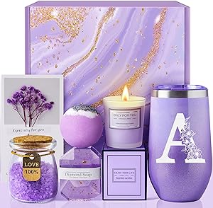 MADDIFY Initial Lavender Spa Gift Basket Set Review