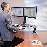 Ergotron WorkFit-A Dual Monitor Standing Desk Converter — image 4