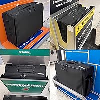 Foldable Laptop Carry-on Briefcase On Wheels 17.5″ — image 2