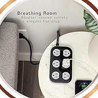 Cordinate Adapt 6-Outlet Power Strip Surge Protector — image 2