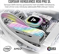 Corsair Vengeance RGB Pro SL 64GB (4x16GB) DDR4 3600 C18 Memory — image 3