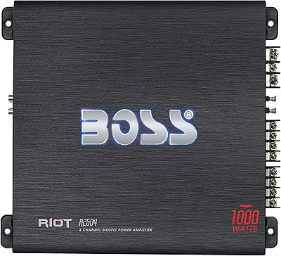BOSS Audio Systems R2504 Riot Series 4-Channel Car Audio Amplifier