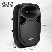 LyxPro SPA-12 12″ Portable PA Speaker — image 3